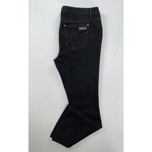 Joe's Muse Fit 5-Pocket Kick Flare Stretch 5-Pocket Jeans. Black, Women's 33 GUC